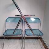 3 'Plia' chairs by Piretti for Castelli