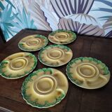 Série de 6 assiettes à Artichauts Orfinox
