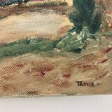 Old landscape painting