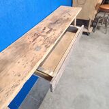 Old workbench, bar counter, high table, console