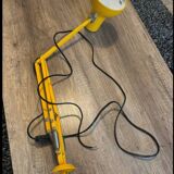 Lampe anglepoise articulée jaune