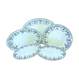 Service of luneville earthenware dishes