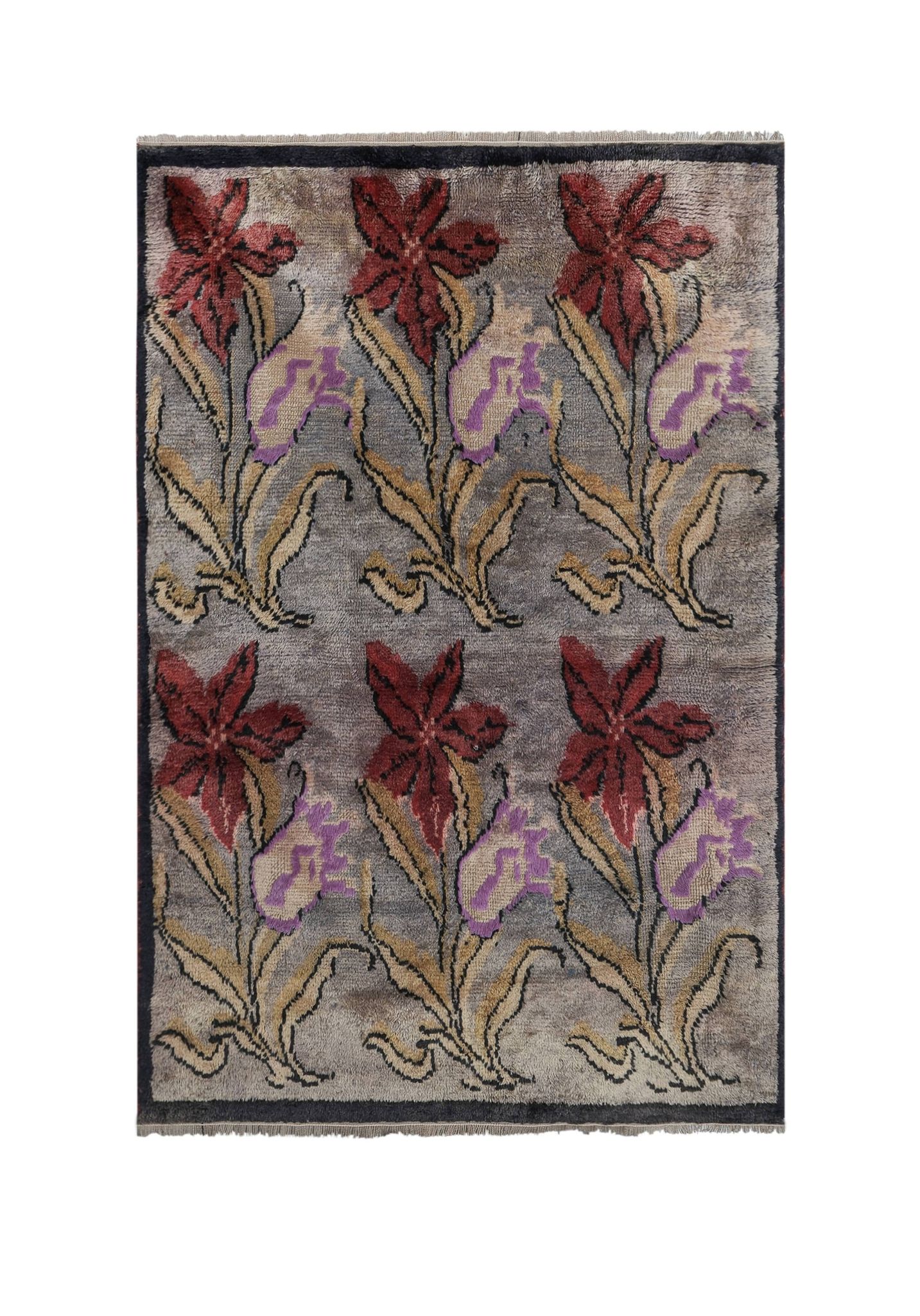 Vintage Turkish Oushak Rug Handwoven 117x175 cm