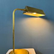 Mid-Century brass desk lamp - Bauhaus style table lamp - gold lamp