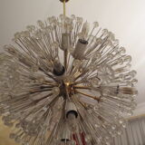 Gold/white ball lamp