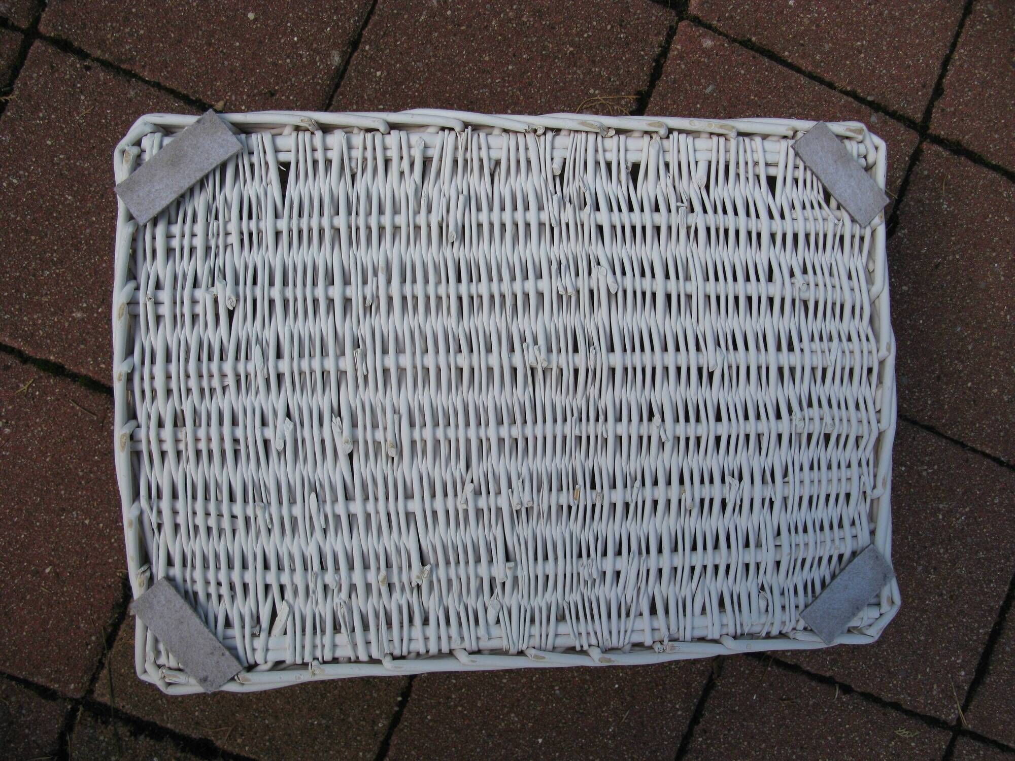 set of 4 large wicker baskets