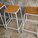 Vintage school industrial stool