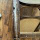 Vintage rocking chair in curved wood