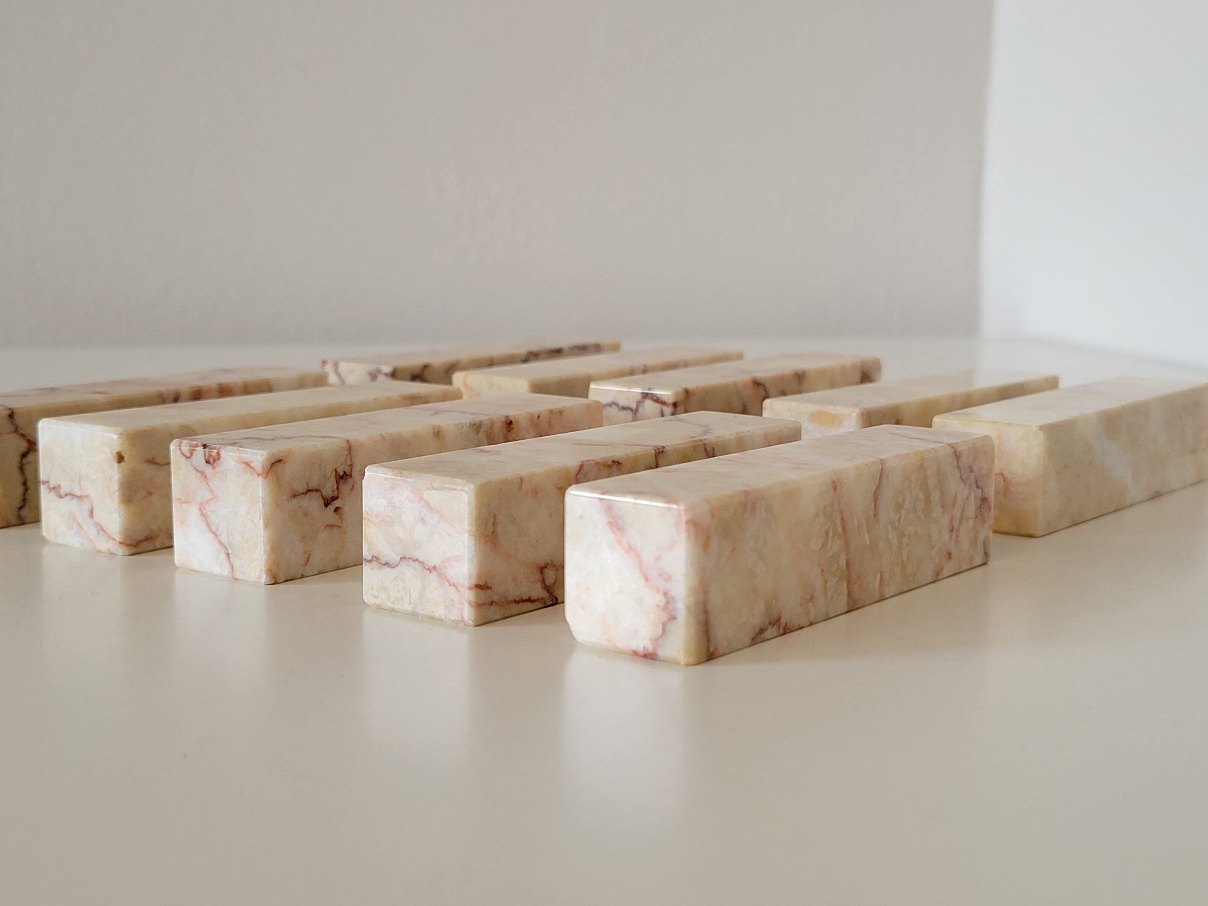 10 covered stand vintage marble knife holder