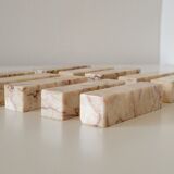 10 covered stand vintage marble knife holder