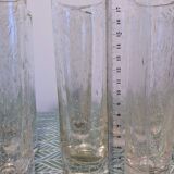 Blown glass bubble vases