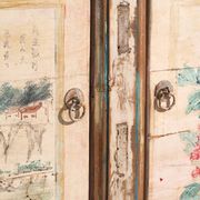 Antique buffet painted in pine wood – China, circa 1930