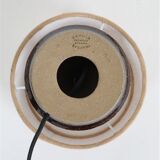 Handmade Søholm ceramic table lamp with jute lampshade / Danish Design