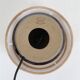 Handmade Søholm ceramic table lamp with jute lampshade / Danish Design