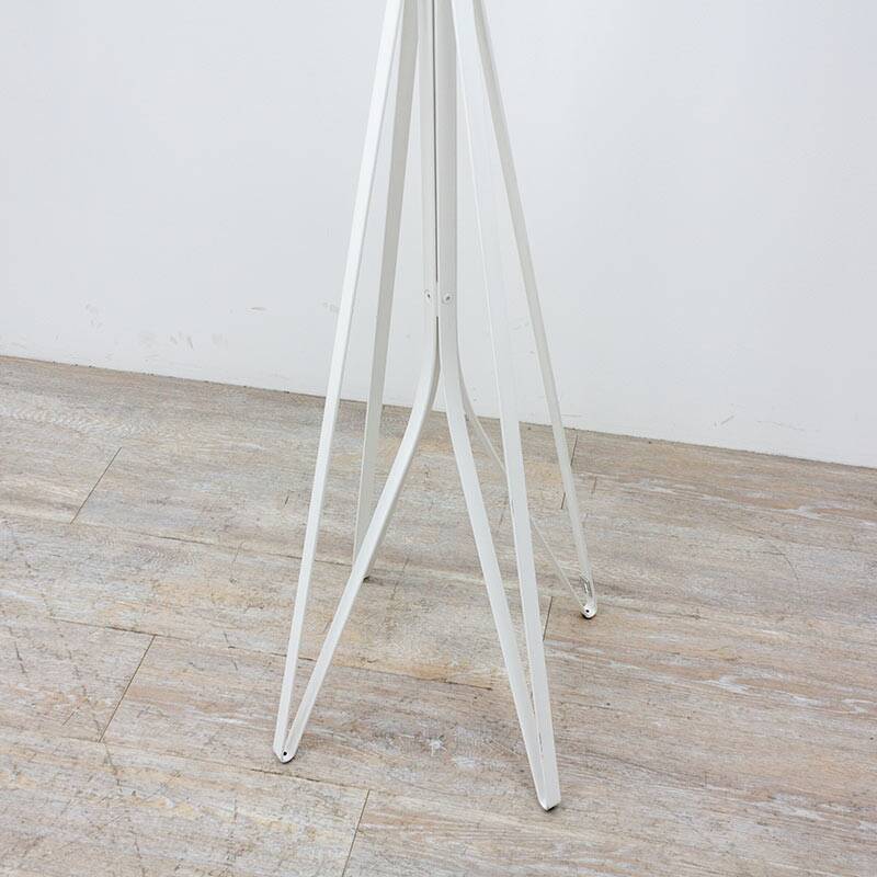 Aster white metal coat rack by Zanotta