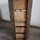 Wooden box with lockers