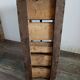 Caisse en bois à casiers