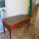 Minister's desk - 5 drawers - large top - cherry wood - Louis Philippe style