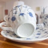 4 tasses et sous tasses anglaises - Staffordshire Churchill Finlandia