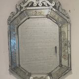 Venetian mirror with closed screen XX century
