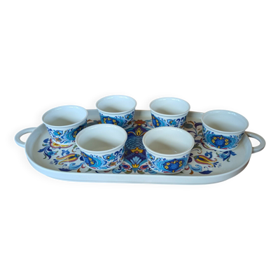 Ensemble ramequins et plat ovale villeroy & boch