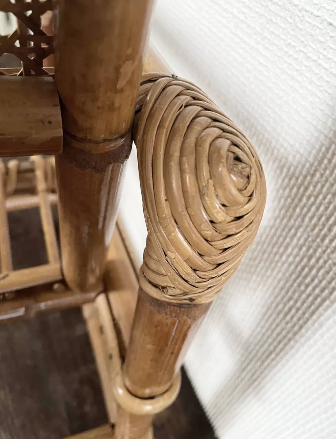 Children's rattan armchair