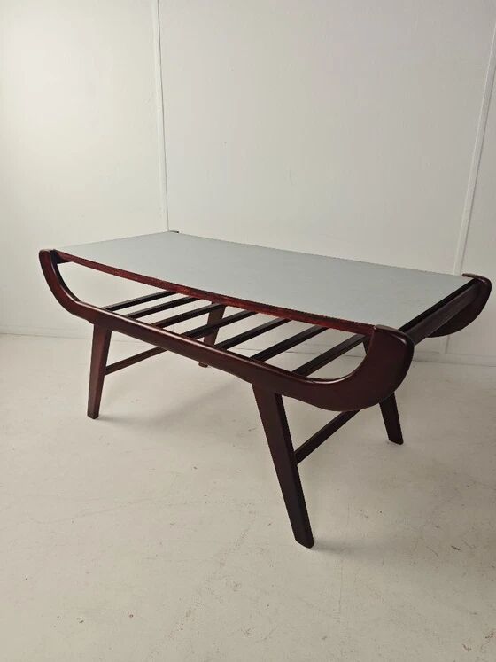 Mid Century Modern Coffee Table with Reversible Top