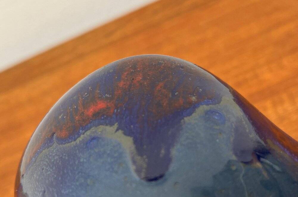 Mid-century German studio pottery bowl by Rainer Doss, 1960s.