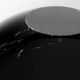 Vintage 1980s Cenedese Murano Glass Black Incalmo Centrepiece Bowl