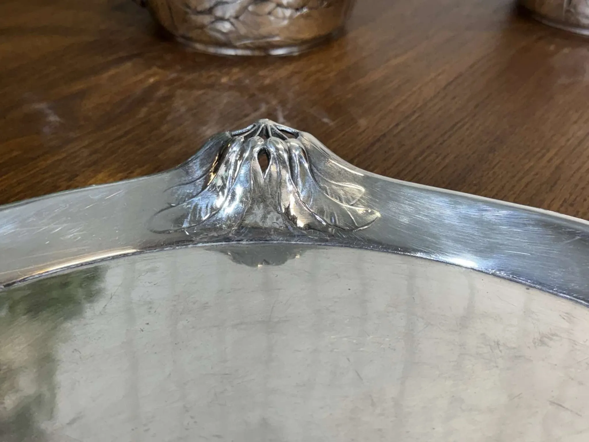 Art Nouveau silver-plated tea/coffee service, 4 pieces.