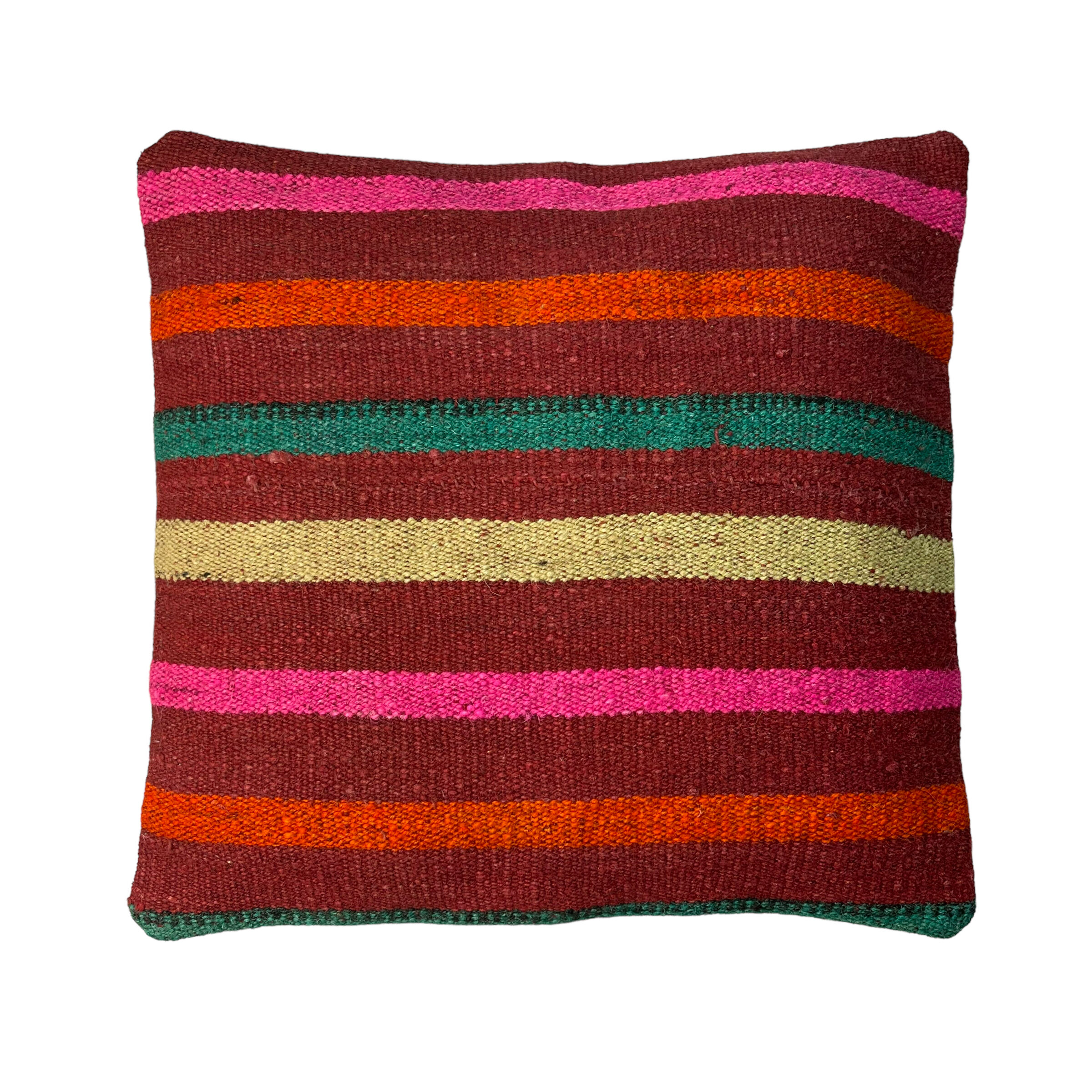 Vintage turkish kilim cushion cover 40x40cm