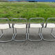 Chaises chromées circa années 1960
