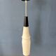 Mid-century long opaline glass pendant light