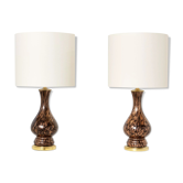 Paire de lampes verre Murano de Vincenzo Nason 1960