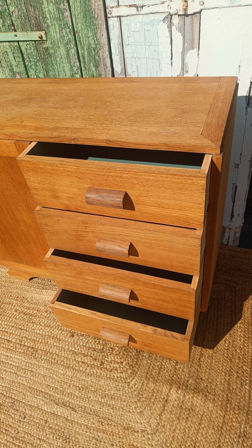 Vintage wooden buffet refurbished – 1 door and 4 drawers