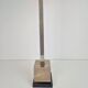 Lampe de table en argent vintage Empire, années 1970