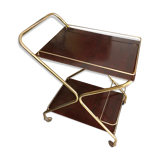 Vintage golden serving table