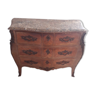 Commode style Louis XV Régence tombeau