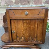 Pair of vintage Art Deco bedside tables 1950s