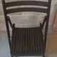 Chaise vintage pliante en bois