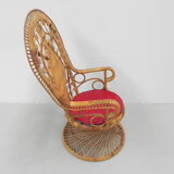 Emmanuelle chair, bamboo peacock throne