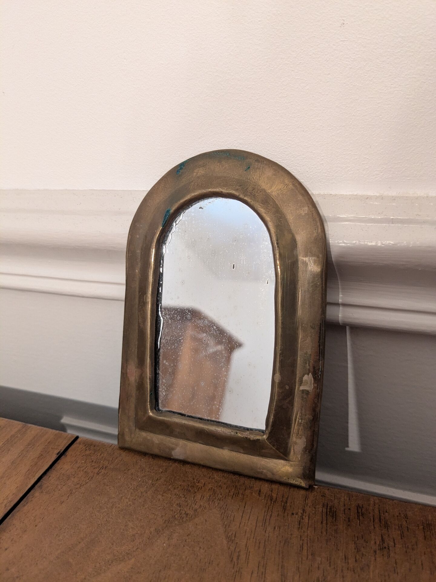 Petit miroir en laiton