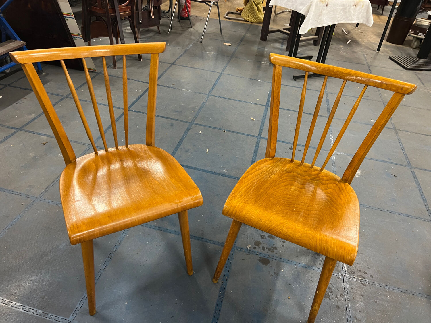 Pair of Scandinavian chairs