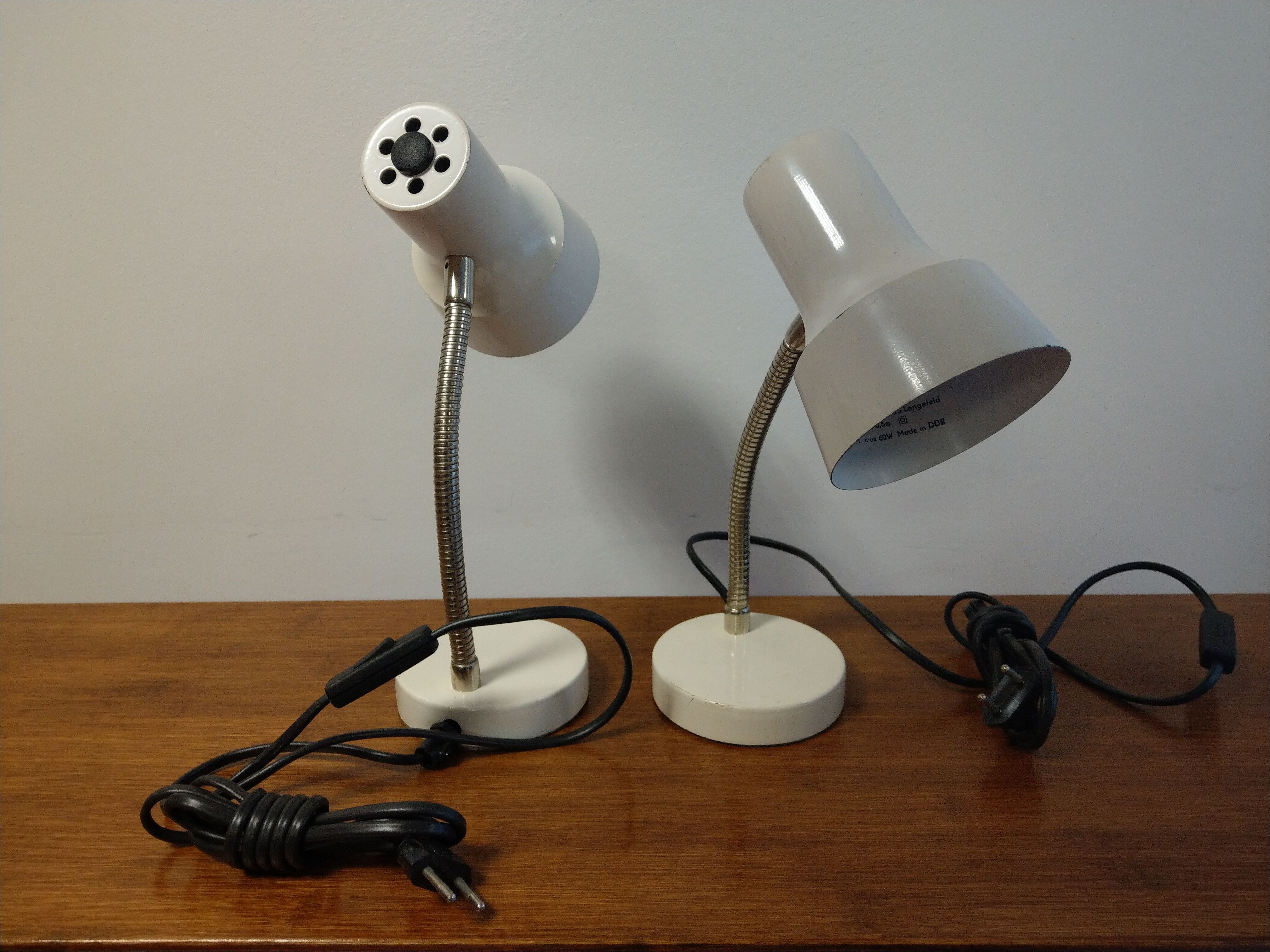 Pair of lamps Veb Narva