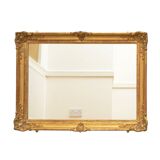 Miroir doré du XIXe siècle 84x64cm