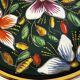 Ceramic and enamel dish with floral decoration by Hubert Béquet
