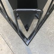 Postmodern vintage magazine rack by Markus Börgens for D-Tec, 1980s.