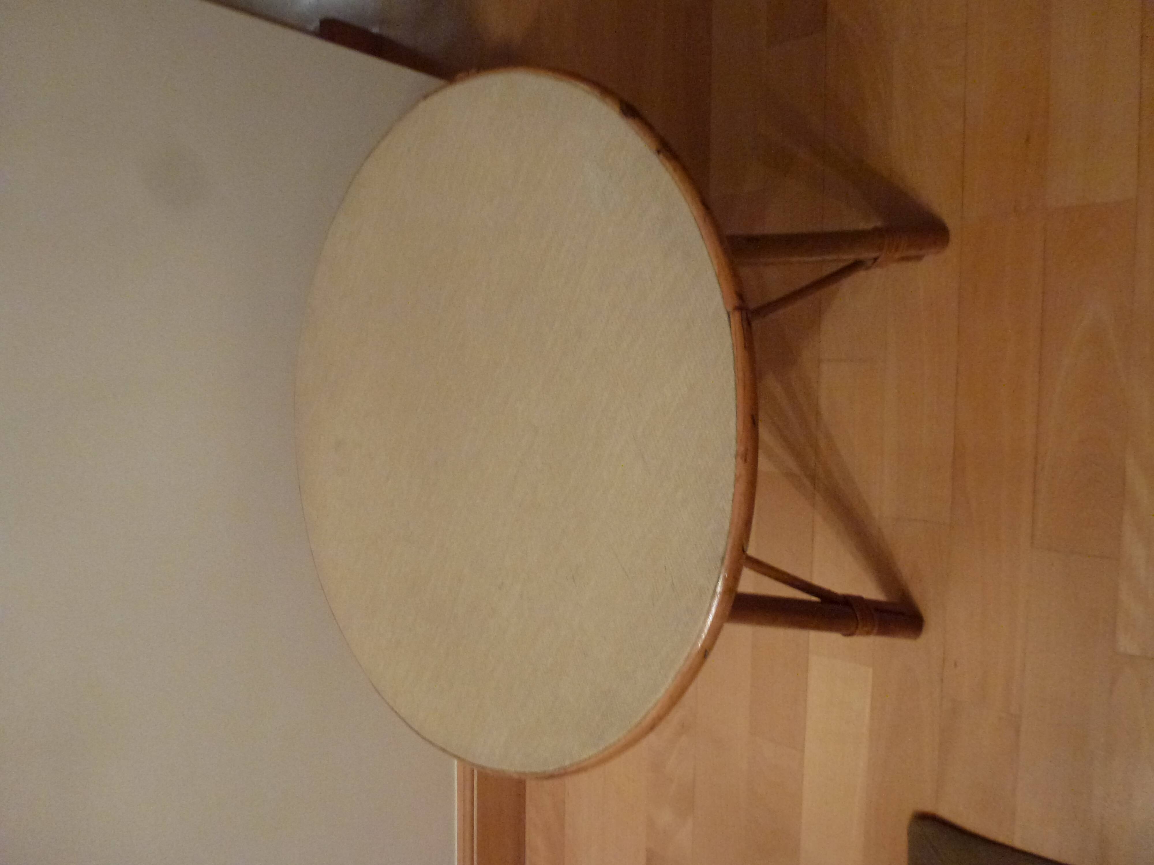 rattan coffee table