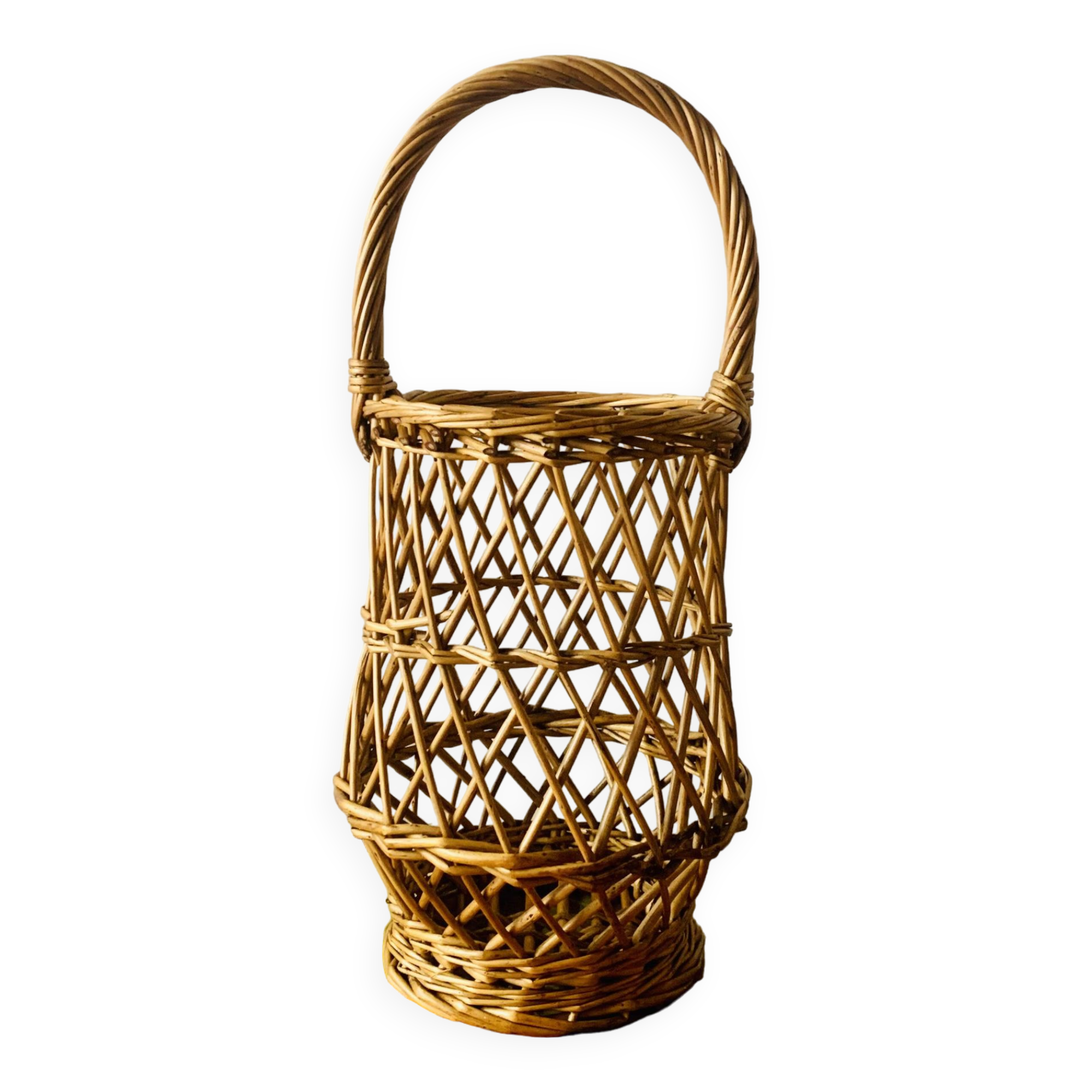 Vintage wicker basket