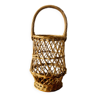 Vintage wicker basket